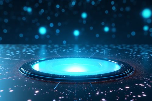 環(huán)狀飛碟圓盤(pán)科技感背景圖 廣告素材 下載至來(lái)源處